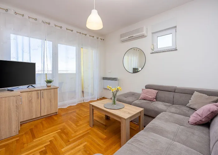 Idyllisches Mit Meerblick - Haustiere Willkommen Apartman Jadranovo